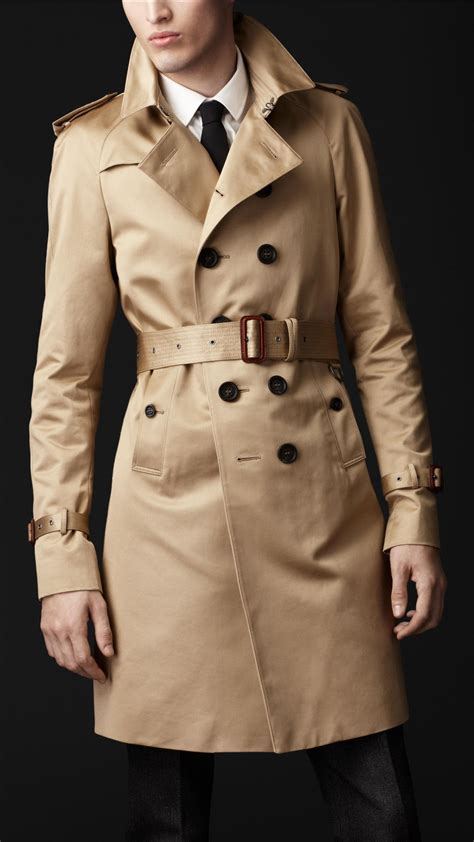 burberry prorsum khaki|Trench Coats for Men .